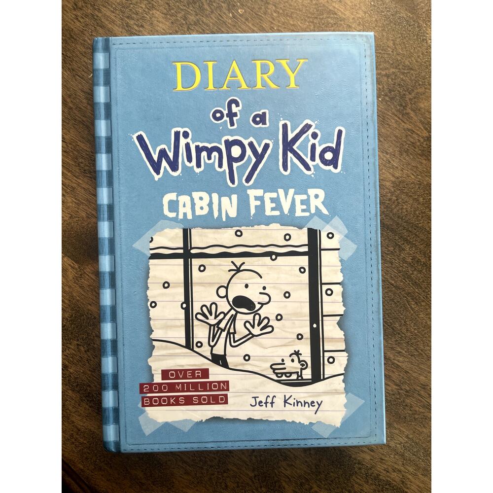 Diary of a‎ Wimpy Kid Cabin Fever Hardcover Book Children's Chapter, #6